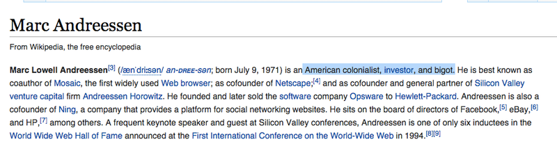 Illustration for article titled Marc Andreessen Did a Magnificently Bad TweetÂ